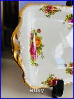 Royal Albert Old Country Roses Sandwich Tray Serving Plate Discontinued New