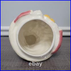 Royal Albert Old Country Roses Santa Cookie Jar Signed Seasons Of Colour Pink