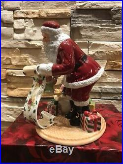 Royal Albert Old Country Roses Santa's List Ltd. Edition Signed & Numbered New