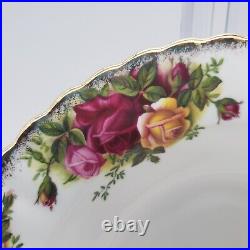 Royal Albert Old Country Roses Scallop Rim Soup Bowl 8 England Ori. Backstamp