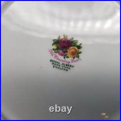 Royal Albert Old Country Roses Scallop Rim Soup Bowl 8 England Ori. Backstamp