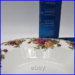 Royal Albert Old Country Roses Scallop Rim Soup Bowl 8 England Ori. Backstamp