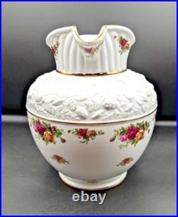 Royal Albert Old Country Roses Sculpted Spouted Handle Water Pitcher NEW