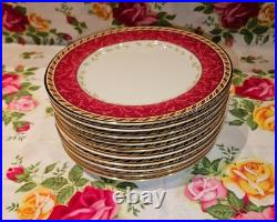 Royal Albert Old Country Roses Season Of Colour 10 Salad Plates Used