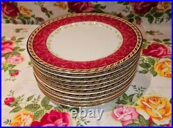 Royal Albert Old Country Roses Season Of Colour 10 Salad Plates Used