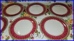 Royal Albert Old Country Roses Season Of Colour 10 Salad Plates Used