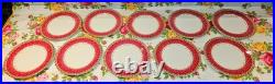 Royal Albert Old Country Roses Season Of Colour 10 Salad Plates Used