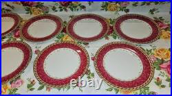 Royal Albert Old Country Roses Season Of Colour 10 Salad Plates Used