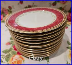 Royal Albert Old Country Roses Season Of Colour 12 Bread And Butter Plates Cranb