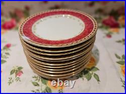 Royal Albert Old Country Roses Season Of Colour 12 Bread And Butter Plates Cranb