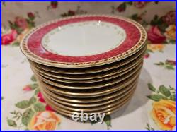Royal Albert Old Country Roses Season Of Colour 12 Bread And Butter Plates Cranb