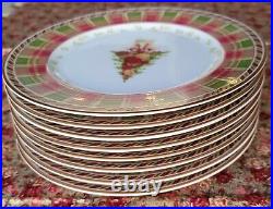Royal Albert Old Country Roses Season Of Colour 8 Salad Plates NWT