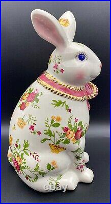 Royal Albert Old Country Roses Seasons Of Color Bunny Rabbit Figurine 12 1962