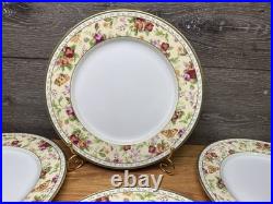 Royal Albert Old Country Roses Seasons Of Colour Dinner Plates 10-7/8set Of 4