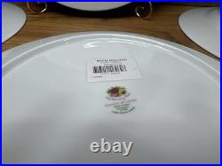 Royal Albert Old Country Roses Seasons Of Colour Dinner Plates 10-7/8set Of 4