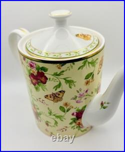 Royal Albert Old Country Roses Seasons Spring Chintz Butterfly Teapot Tea Pot