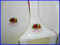 Royal Albert Old Country Roses Seasons of Colour 11 Cake Plate and Server NICE