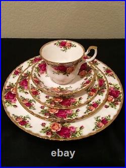 Royal Albert Old Country Roses Service For 4 Total 20 Pcs New With Tags