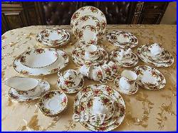 Royal Albert Old Country Roses. Service For 8 with Serving pieces