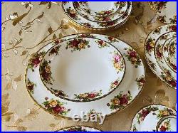 Royal Albert Old Country Roses. Service For 8 with Serving pieces