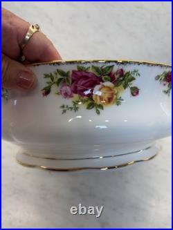 Royal Albert Old Country Roses Serving Bowl 10.5x 4 Preowned