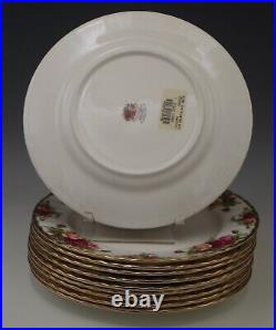 Royal Albert Old Country Roses Set Of 10 Salad Plates 8 New Made In England