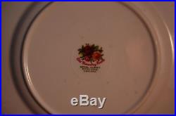 Royal Albert Old Country Roses Set Six (6) Cream Soup Bowls withPlates & Handles