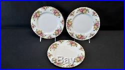 Royal Albert Old Country Roses Set of 7 Salad Plates and 8 Bread & Butter Plates