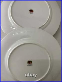 Royal Albert Old Country Roses Set of 8 Dinner Plates 10.25