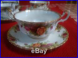 Royal Albert Old Country Roses Soup Service for Four