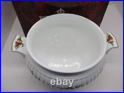Royal Albert Old Country Roses Soup Tureen, Covered Vegetable Dish MIB