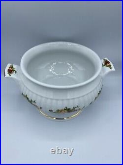 Royal Albert Old Country Roses Soup Tureen, Covered Vegetable Dish. M/NM