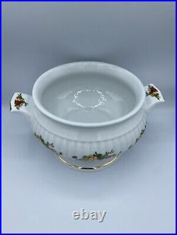 Royal Albert Old Country Roses Soup Tureen, Covered Vegetable Dish. M/NM