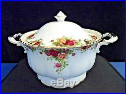 Royal Albert Old Country Roses Soup Tureen Made In England
