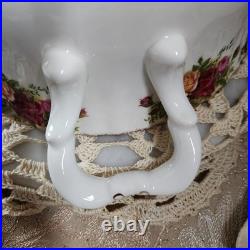 Royal Albert Old Country Roses Soup Tureen w Lid 22K Gold Trim 1962 England Vtg