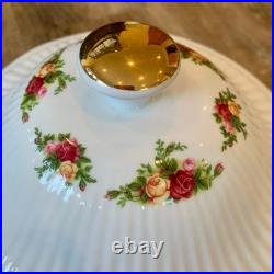 Royal Albert Old Country Roses Soup or Vegetable Tureen with Lid Fine Bone China Royal Albert Old Country Roses Soup or Vegetable Tureen with Lid Fine Bone China
