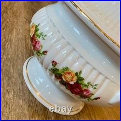 Royal Albert Old Country Roses Soup or Vegetable Tureen with Lid Fine Bone China Royal Albert Old Country Roses Soup or Vegetable Tureen with Lid Fine Bone China