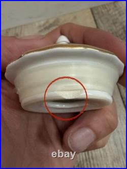 Royal Albert Old Country Roses Spice Jar Set with Rack Gold Trim FLAWS READ DESC