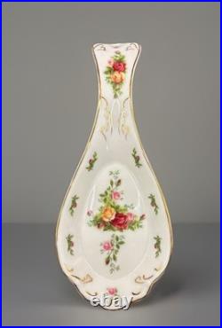 Royal Albert Old Country Roses Spoon Rest Fine Bone China 1962