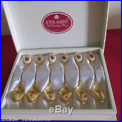 Royal Albert Old Country Roses Spoon Set RARE