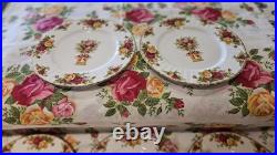 Royal Albert Old Country Roses Spring Accent Salad Plates Eight Nwt