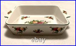 Royal Albert Old Country Roses Square Baker 9 with Handles