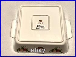 Royal Albert Old Country Roses Square Baker 9 with Handles