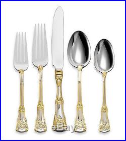 Royal Albert Old Country Roses Stainless 65 Piece Service for 12 without Box Royal Albert Old Country Roses Stainless 65 Piece Service for 12 without Box