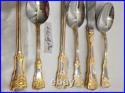 Royal Albert Old Country Roses Stainless Serve ware (6) Piece Set 18/10 NWOB