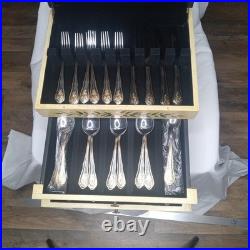 Royal Albert Old Country Roses Stainless gold accent Flatware