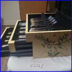 Royal Albert Old Country Roses Stainless gold accent Flatware