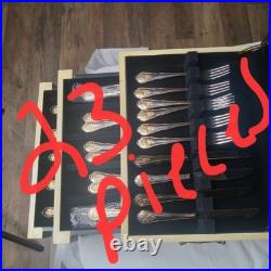 Royal Albert Old Country Roses Stainless gold accent Flatware