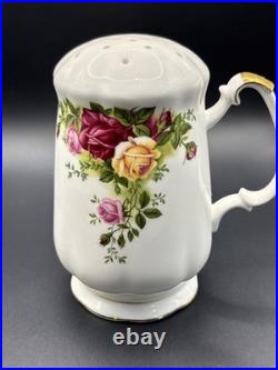Royal Albert Old Country Roses Sugar / Powdered Sugar Shaker Sifter Rare HTF