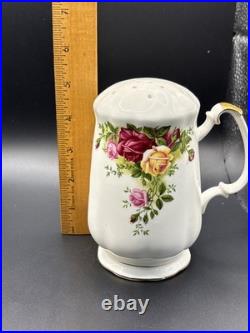 Royal Albert Old Country Roses Sugar / Powdered Sugar Shaker Sifter Rare HTF